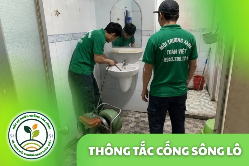 Thông Tắc Cống Sông Lô [Vĩnh Phúc] - Xử lý 1 lần, dùng ổn lâu dài