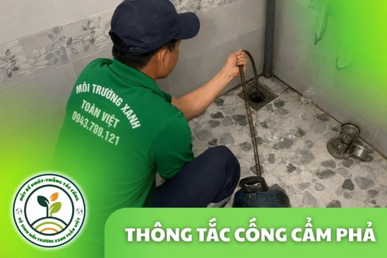 Thông Tắc Cống Tại Cẩm Phả Quảng Ninh 24/7 | Môi Trường Xanh