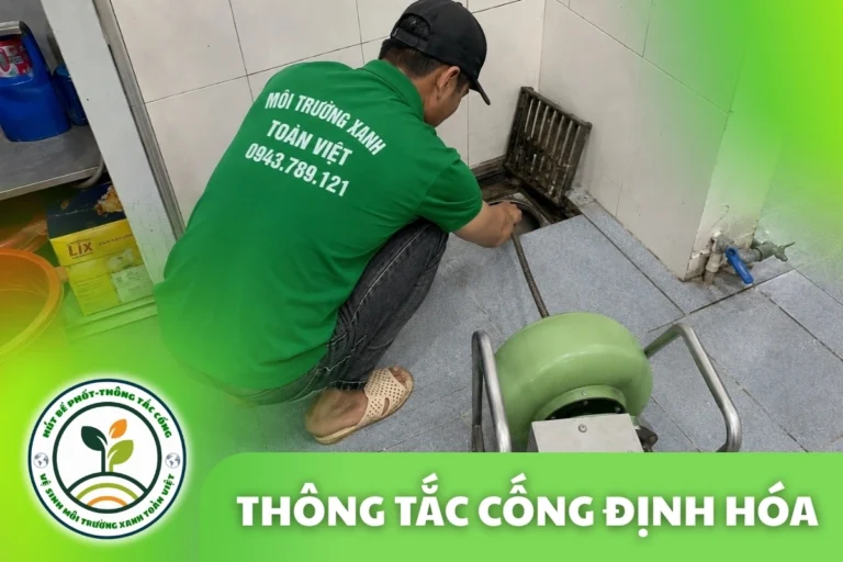 Thông Tắc Cống Tại Định Hóa 24/7, Thợ Lên Tận Xã Xa