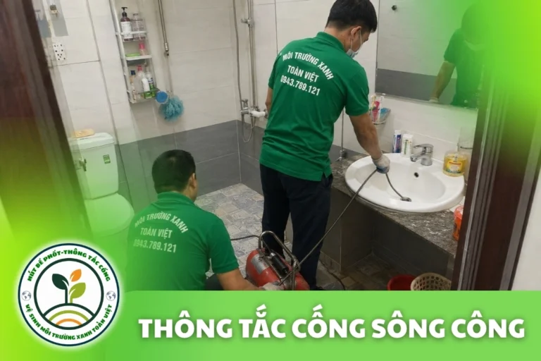 Thông Tắc Cống Tại Sông Công 24/7, Thông Được Mới Lấy Tiền