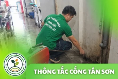 Thông Tắc Cống Tại Tân Sơn 24/7 | Môi Trường Xanh Toàn Việt