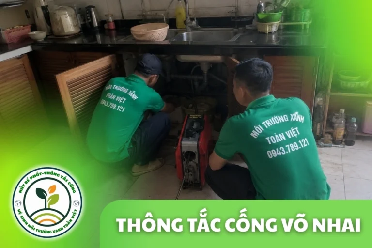 Thông Tắc Cống Tại Võ Nhai 24/7, Đội Lên Tận Bản Xa