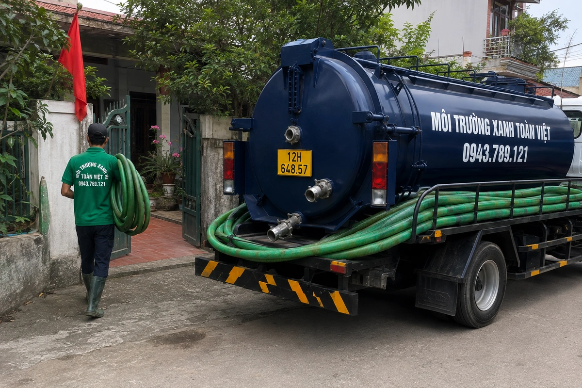 Hút Bể Phốt Tại Hữu Lũng 24/7, Báo Giá 3 Gói Rõ Ràng 9 Thiết bị chuyên dụng phục vụ công việc hút bể phốt