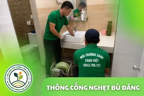 Thông cống nghẹt Bù Đăng – ảnh giới thiệu dịch vụ Toàn Việt